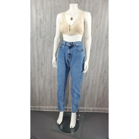 Vintage 90s Riders Jeans Mom Jean Tapered  High Waist Relaxed Coastal Cowgirl - Picture 3 of 10